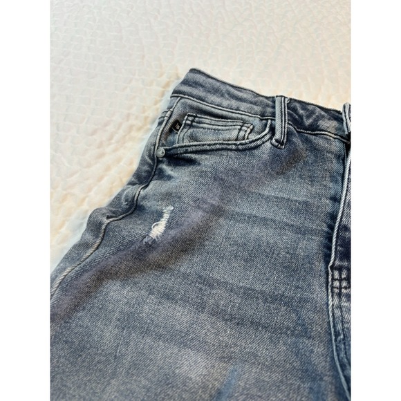 Judy Blue Jeans Women's 3/26 Washed Blue Stretch Denim‎ Slim Fit Distressed - Picture 7 of 16